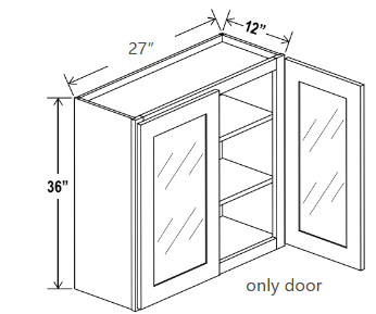 W2736GD  Grey Shaker