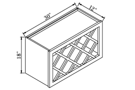 SDW-WWR3018,Slim Dove White