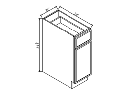 SWO-B21,Slim White Oak