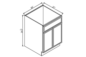 SWO-VSB30,Slim White Oak