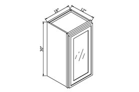 SWO-W1830GD,Slim White Oak